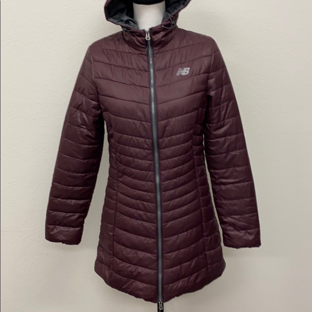 New Balance- long quilted tech jacket - Picture 4 of 9